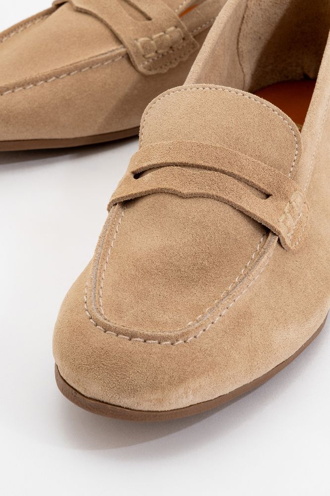 kadin-deri-loafer-ayakkabi-BEJ SUET-NHR2523461-0088436_0